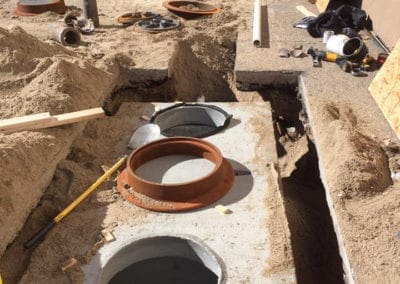 commercial septic tank installation