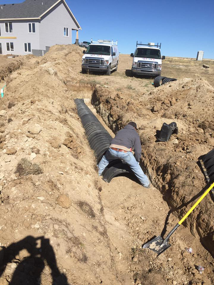 commercial pipe installation